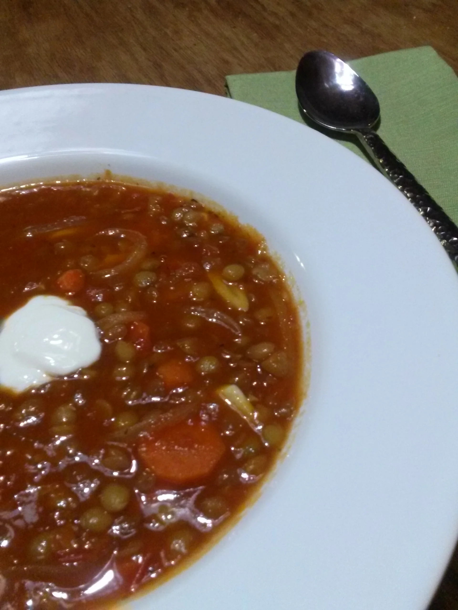 Lentil Soup (gluten-free and vegan)