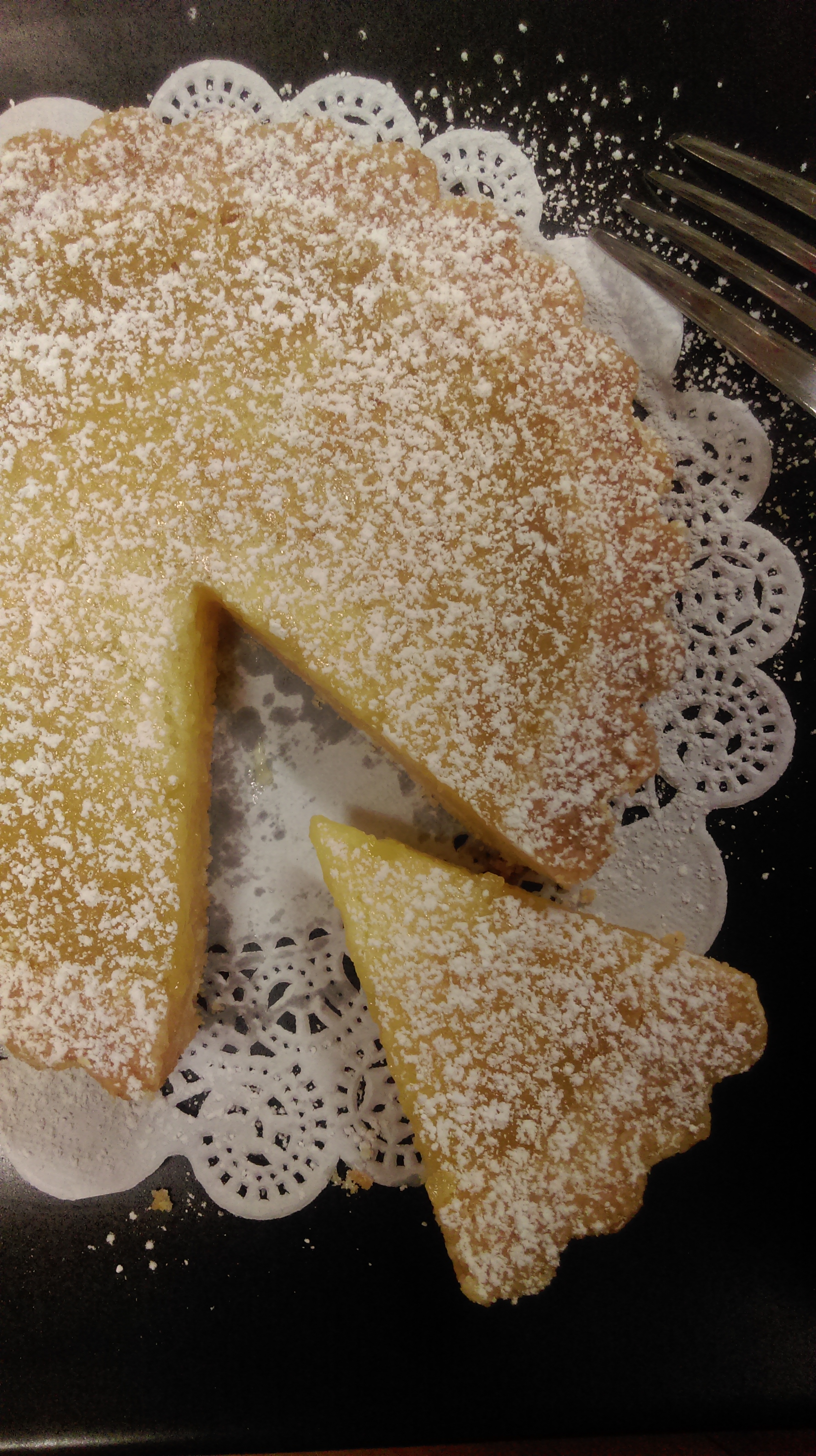 Fresh Lemon Tart with Almond Crust (gluten-free)