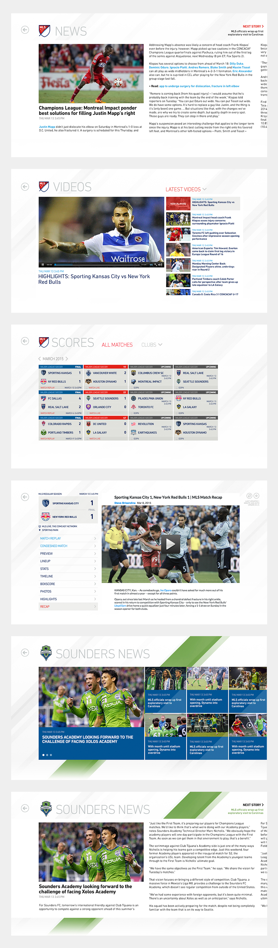 MLS Match Day — Portfolio
