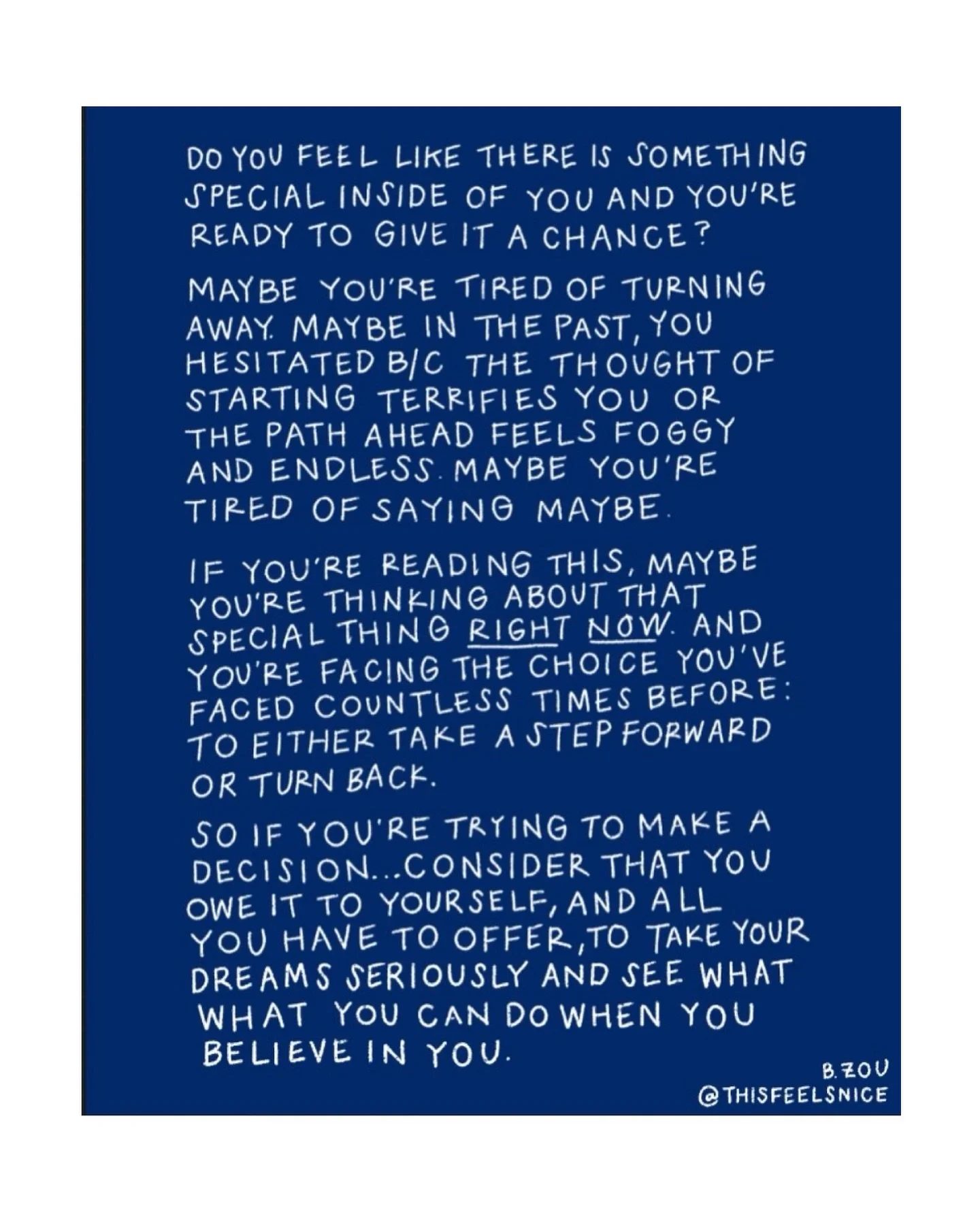 Lil notes finding us at the right time making us feel nice. #ThisFeelsNice π