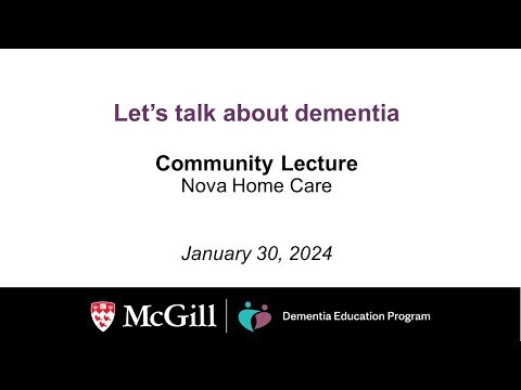Let's talk about dementia (Copy)