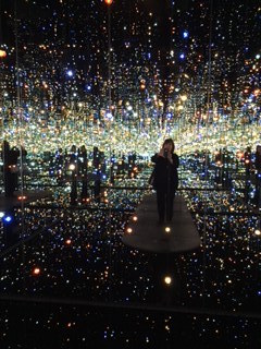 In the mirror room