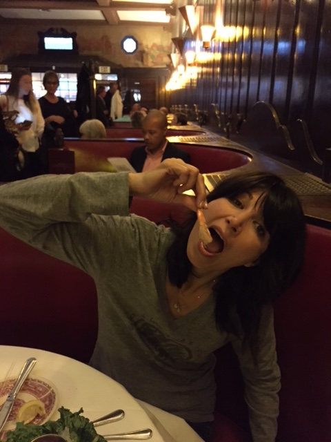Elizabeth Keener and I had a three-hour dinner at Musso's
