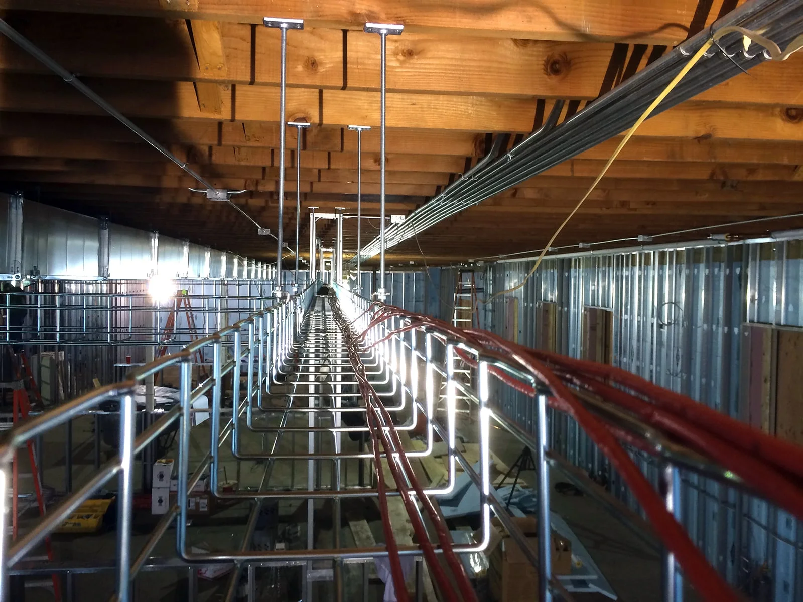 #WilkusRelocation - Data Risers and Plenums