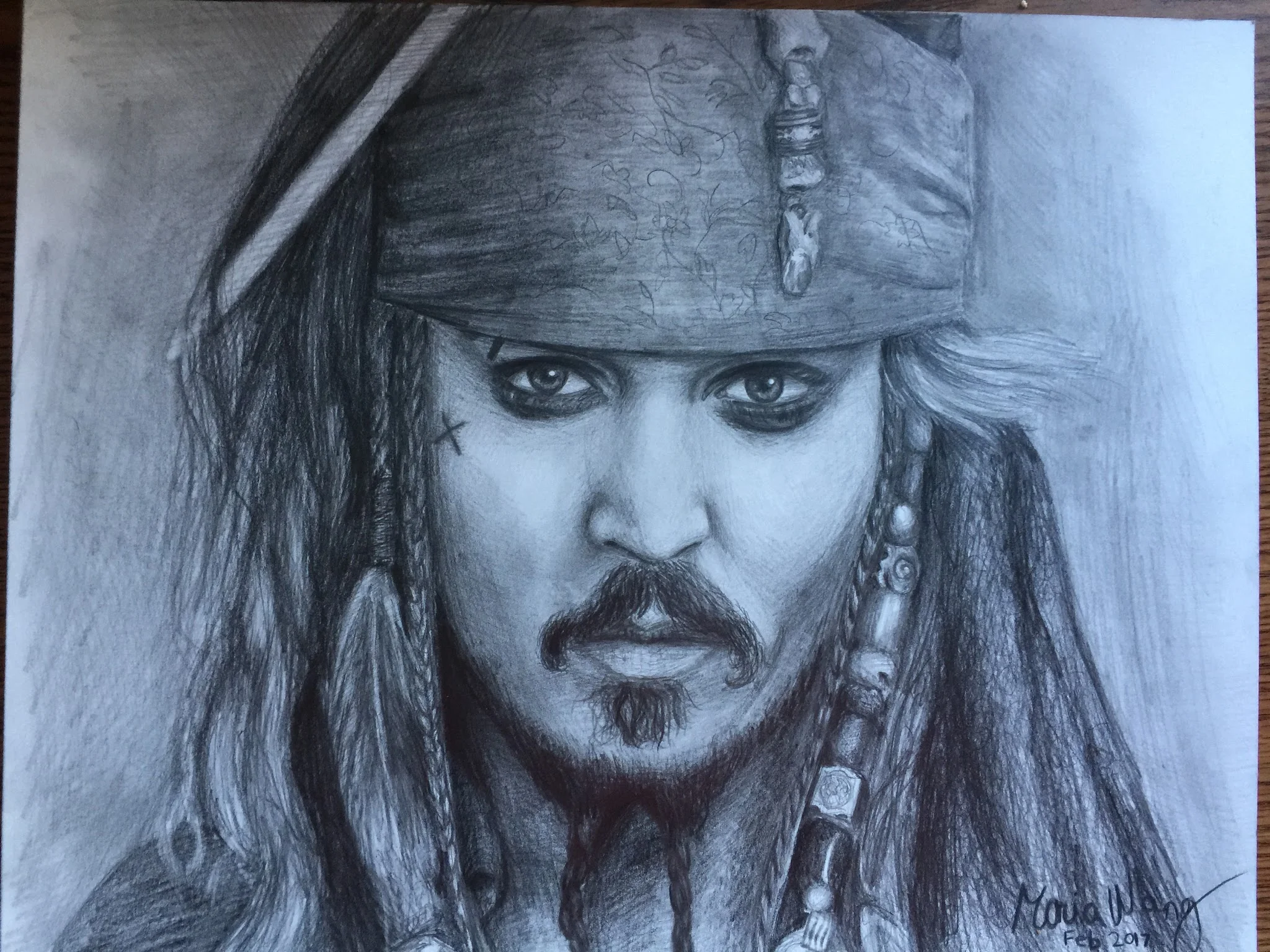 Jack Sparrow "You will always remember this as the day you almost caught Captain Jack Sparrow." It was a birthday present for one of my Pirates of the Caribbean fanatic friends.