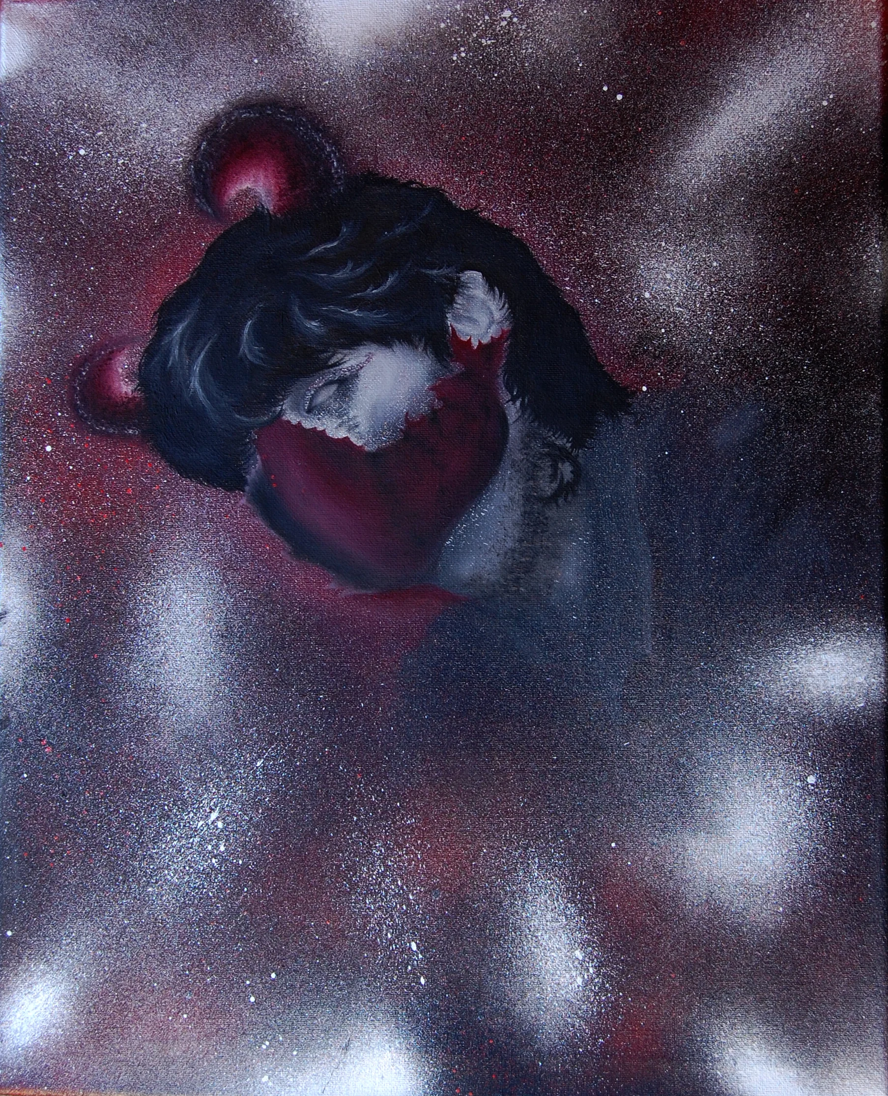 Media type: Oil Painting and Spray Paint