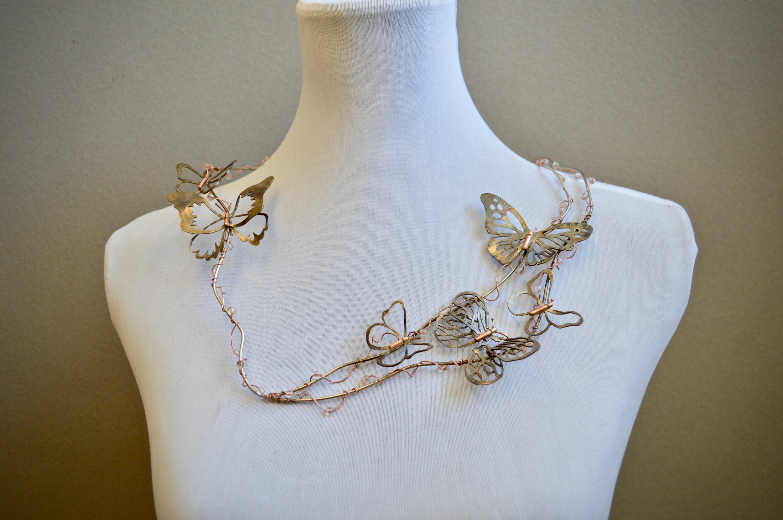 Butterfly Migration Statement Necklace
