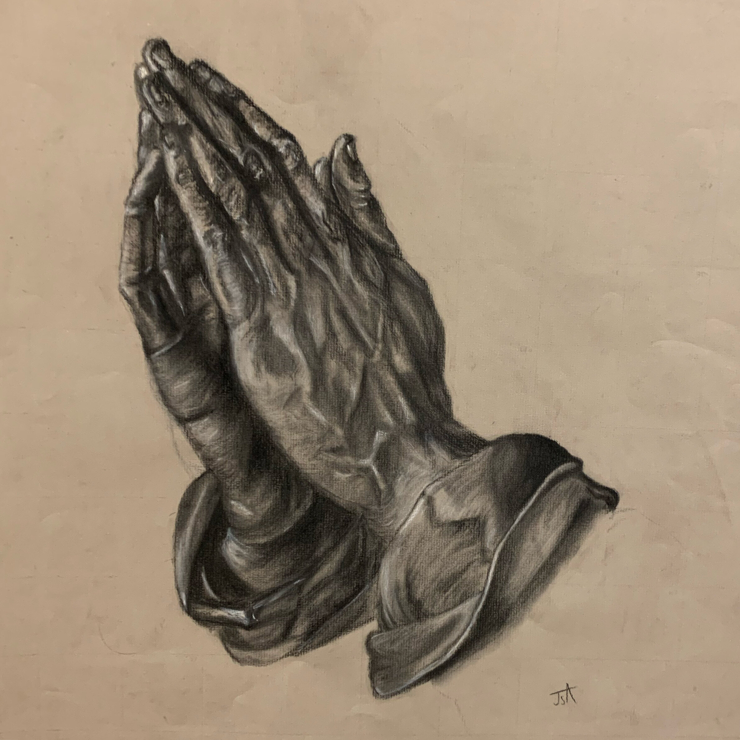 Praying Hands Dürer Master Drawing.JPG