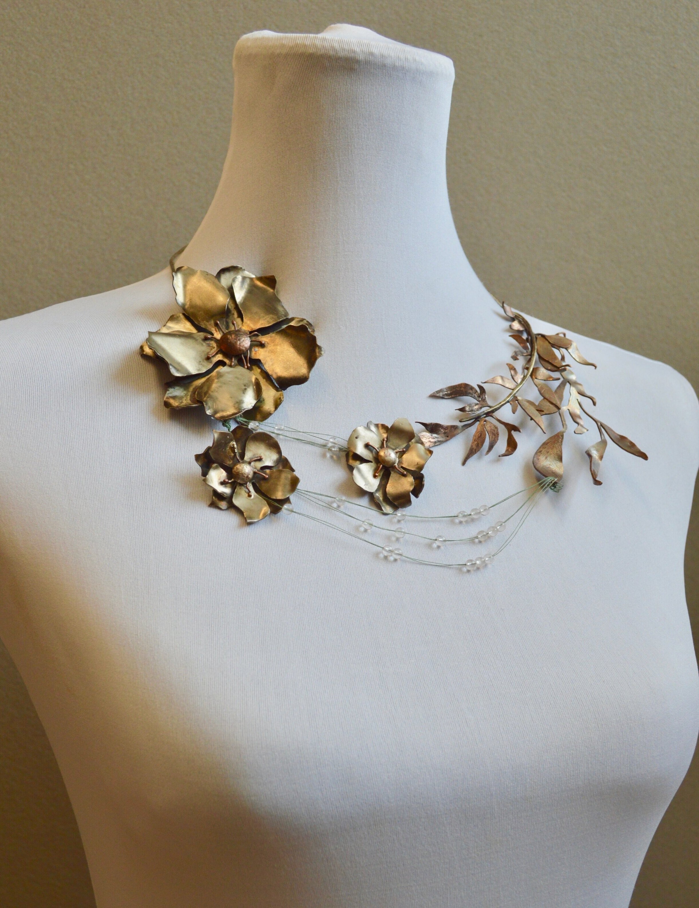 "Morning Dew" Statement Necklace