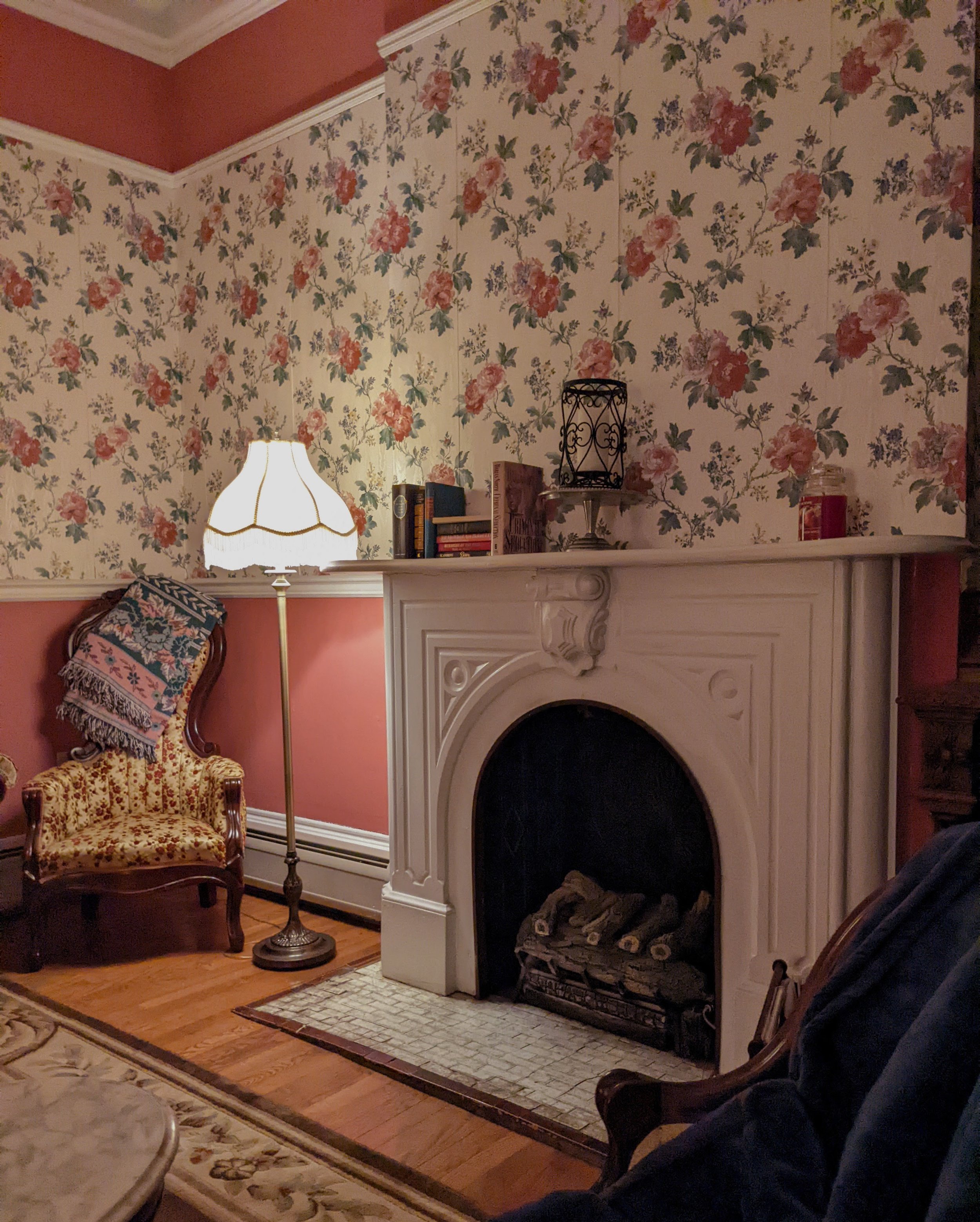 The Rosemont Inn fireplace - Pauline Voelkel.jpg