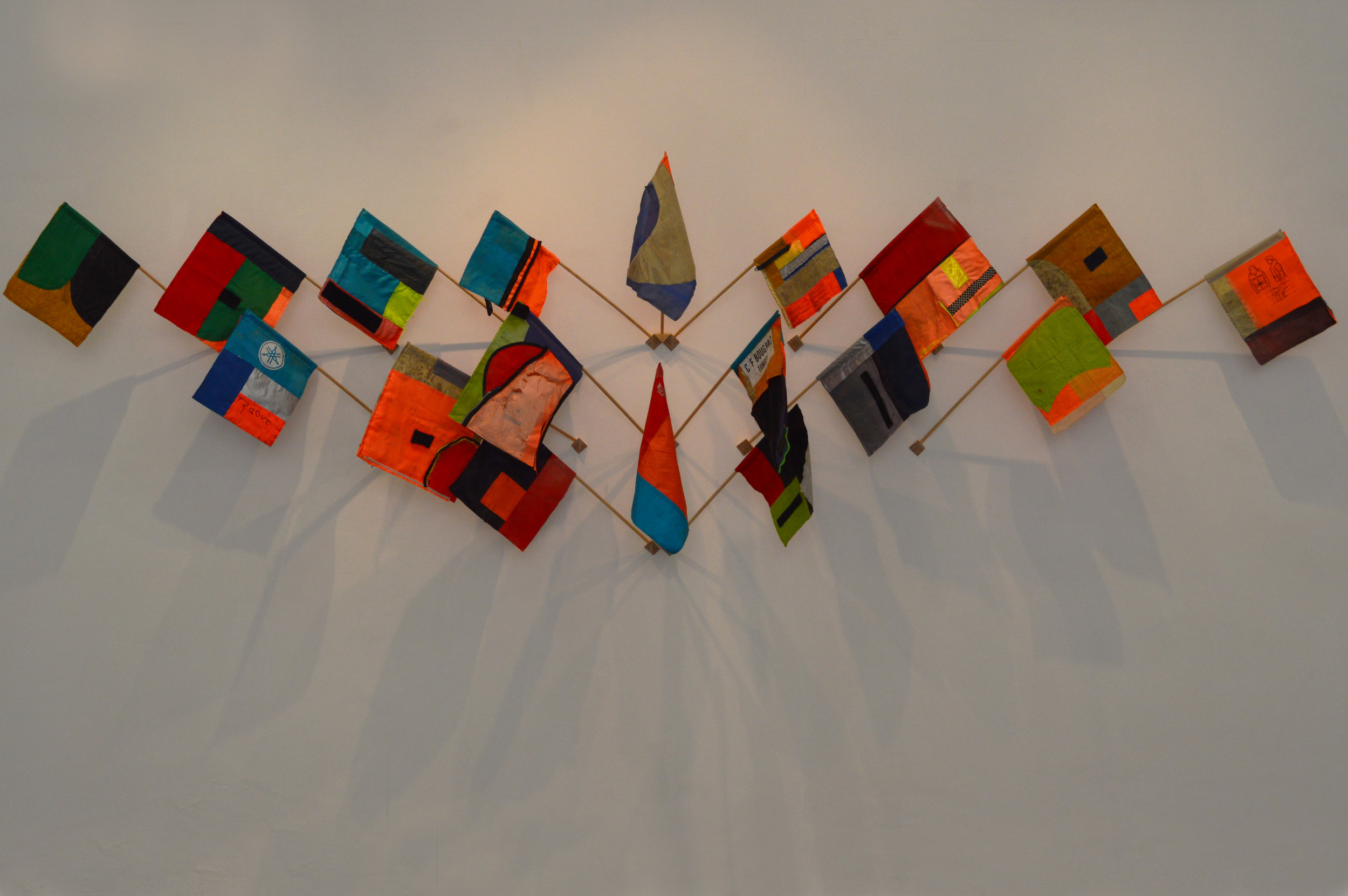  Pam Longobardi, Signal Flags , 2017.