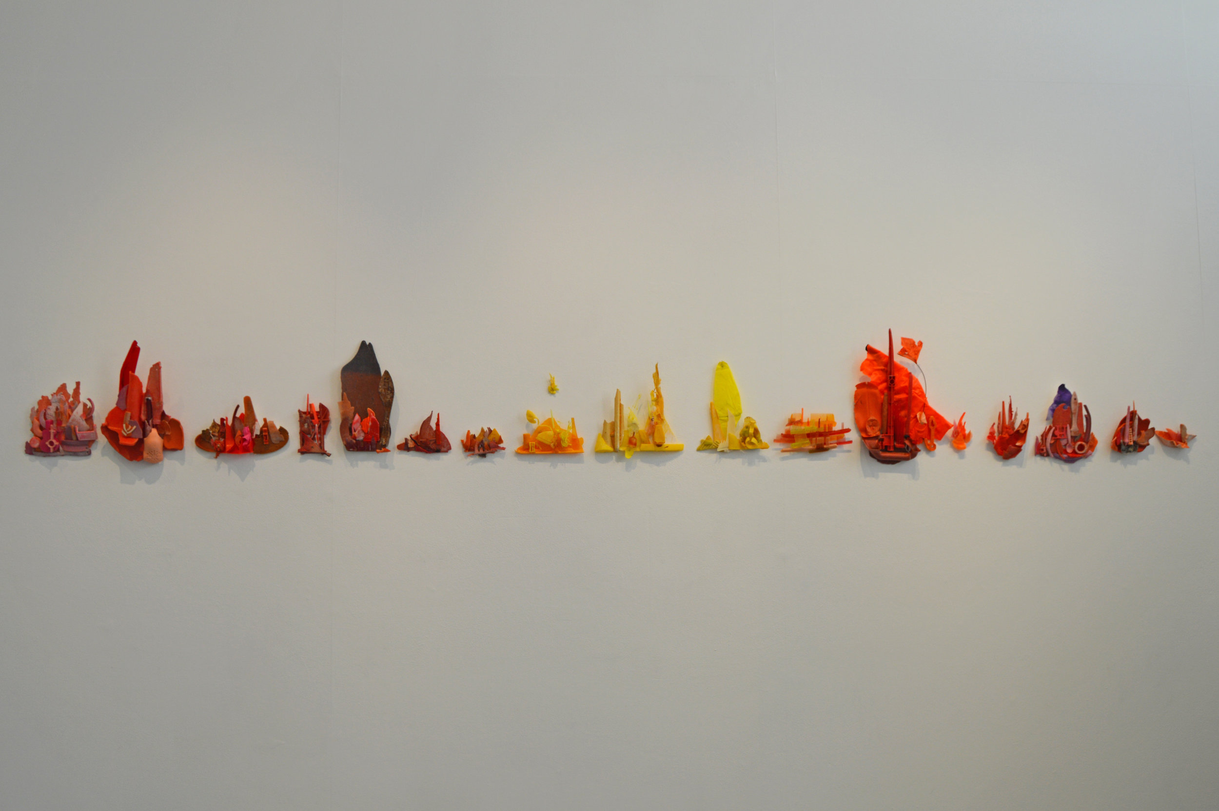 Pam Longobardi, Line of Fire , 2017.