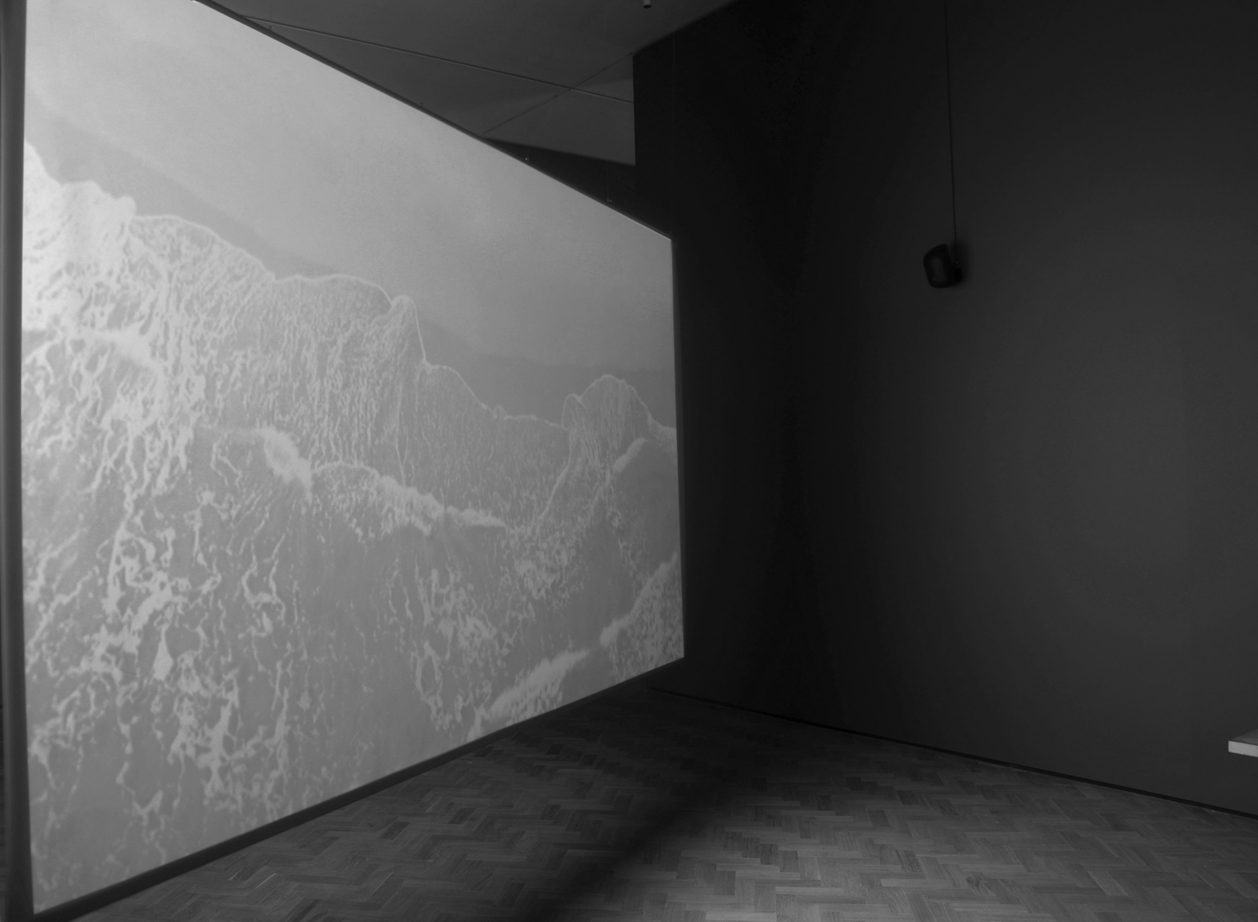 Julia Davis Undercurrent , 2017 Still image, 4K Video, stereo sound, 11:00 minutes endless loop Installation view, These Waters