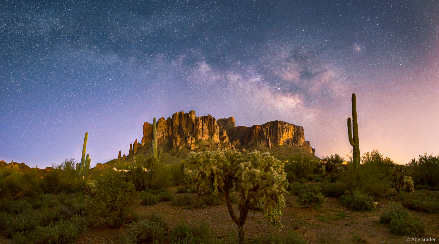 Lost Dutchman State Park and the Cosmos Above