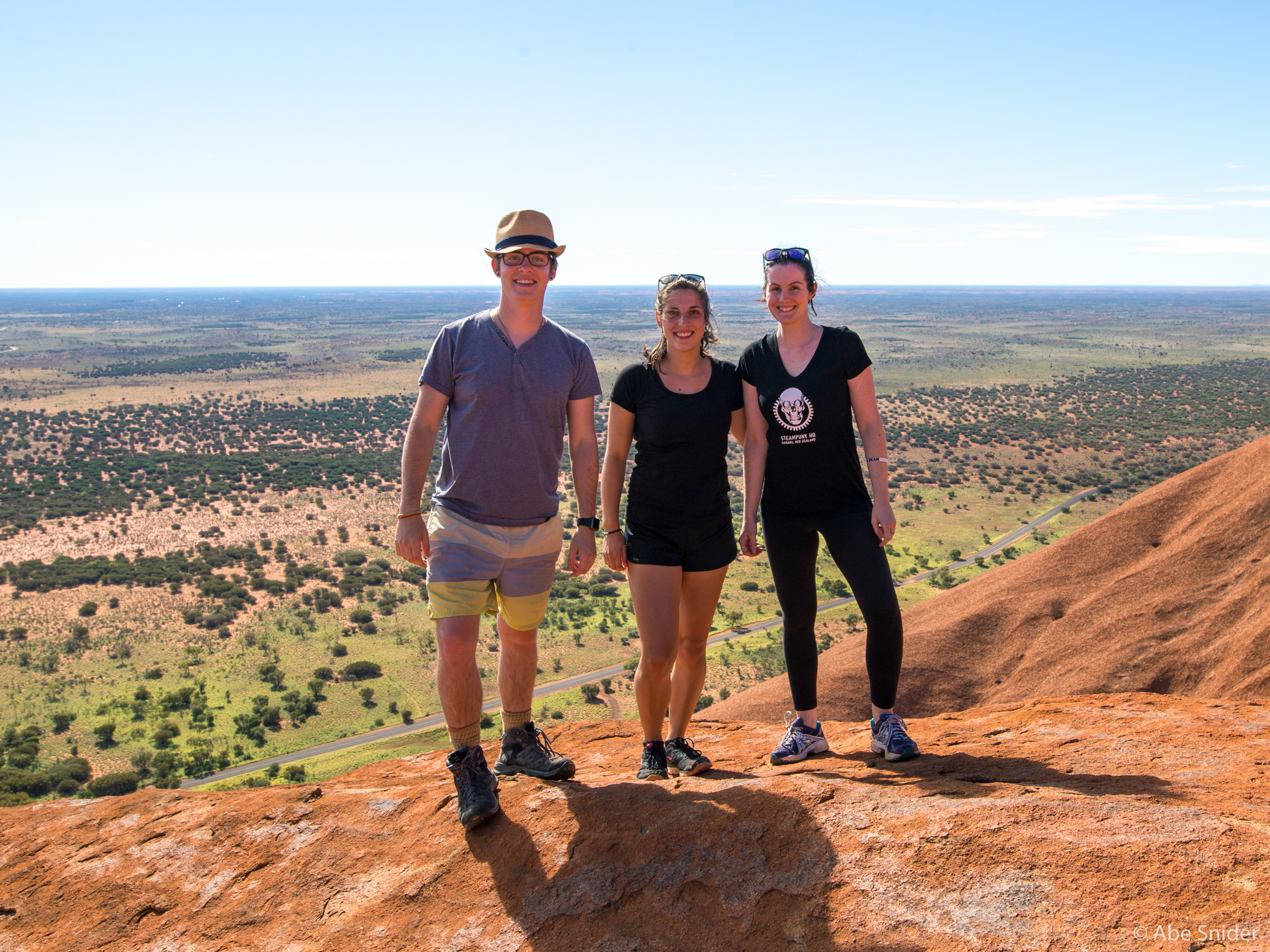 Carmen, Jenny and Me almost at the top. 