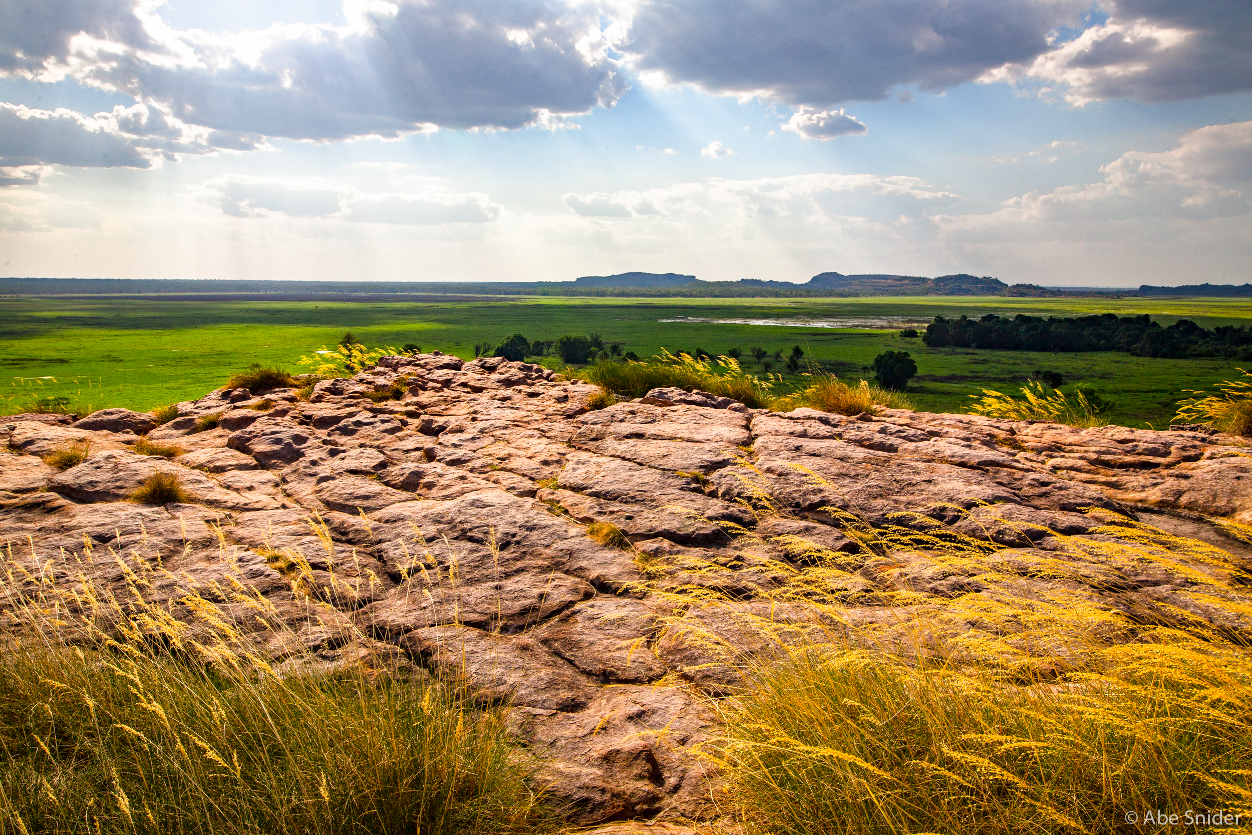 The view from the top of the climb at Ubir in Kakadu National Park. 
