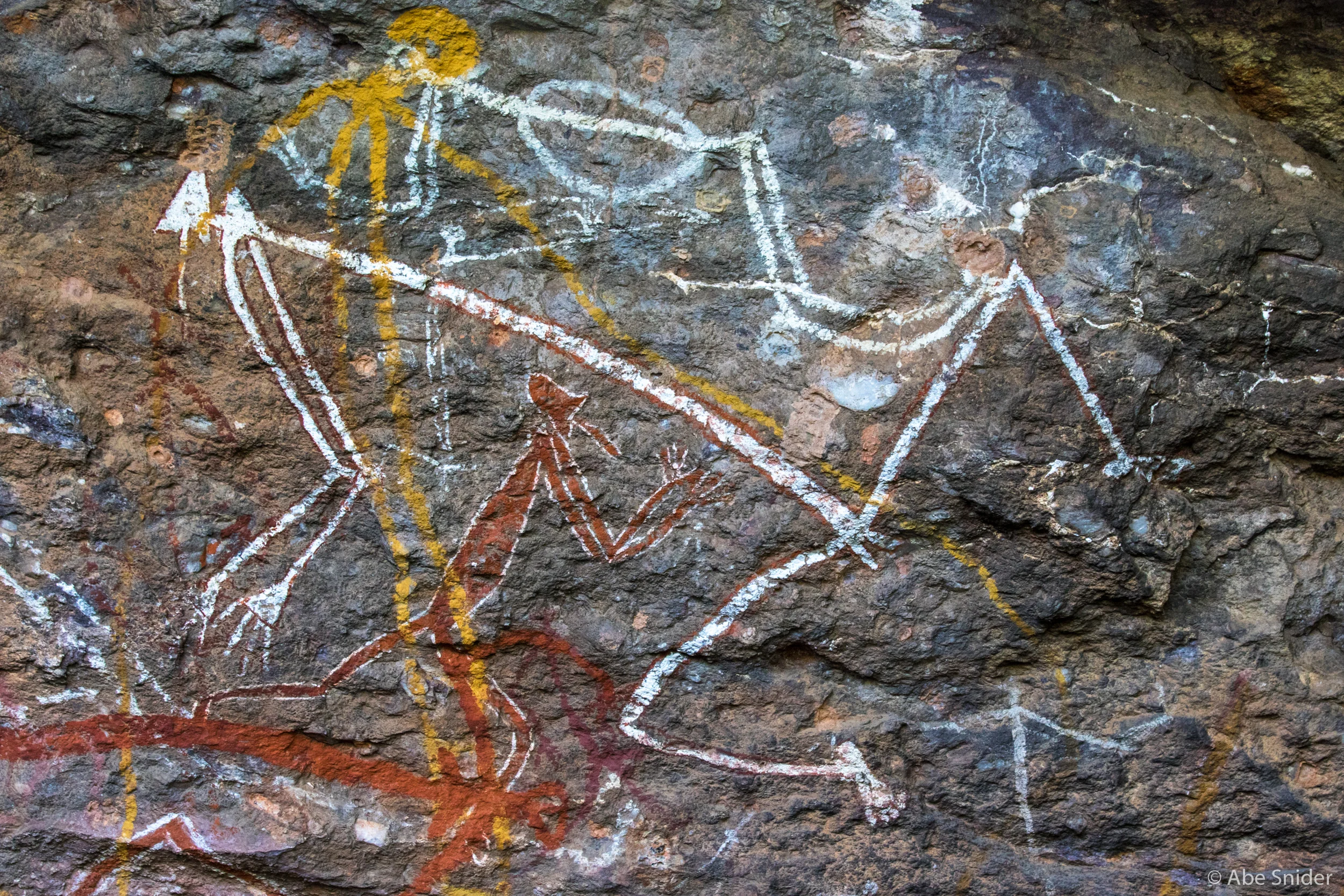 Wall art at Ubir. 
