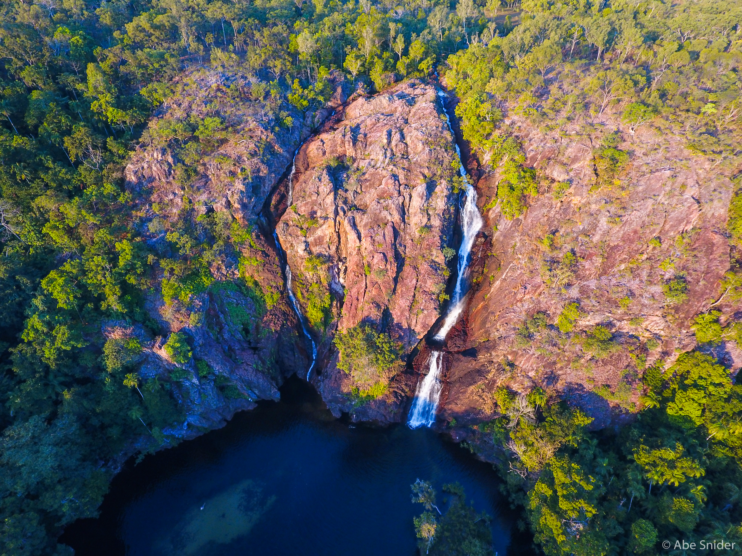 Wangi falls from the air. Captured with my Phantom 4 Drone. 
