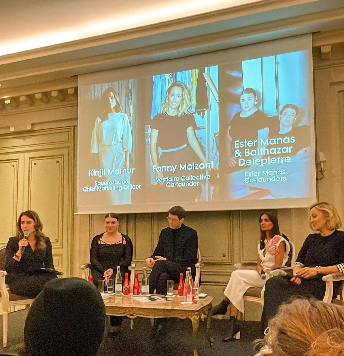 loved attending this masterclass event hosted by @voguefrance x @squarespace last week at the beautiful @lemeuriceparis hotel in Paris! 🏷️
Merci @marie.perier from @voguefrance, @kinjil from @squarespace, @fannymoizant from @vestiaireco, and Ester