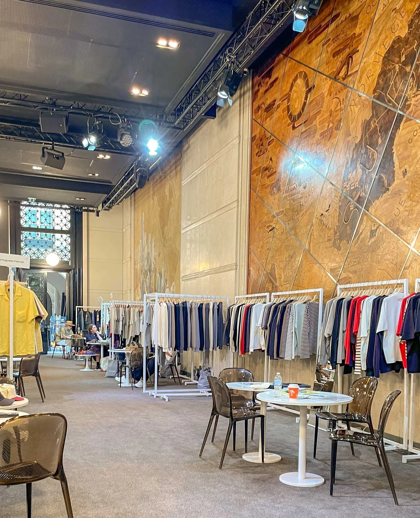 always interesting to peruse brands from around the world &amp; see their new Spring/Summer 2026 collections that they showcase &amp; sell to retailers during men&rsquo;s fashion week in Paris ~ this was @manwomanshows wholesale fair in June at Place