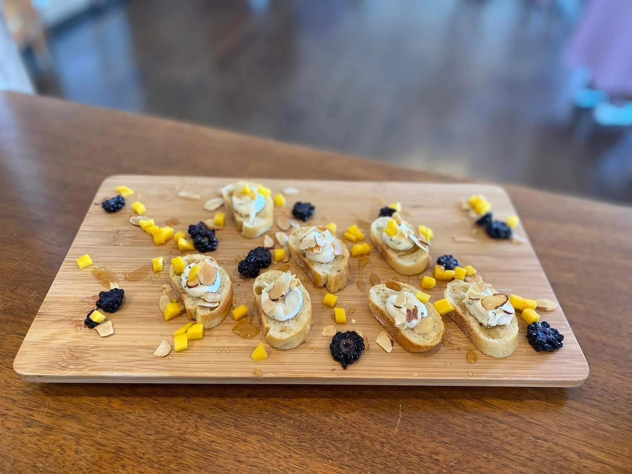 Goat Cheese Mousse, Toasted Almond & Honey Canapes_High Tea.jpg