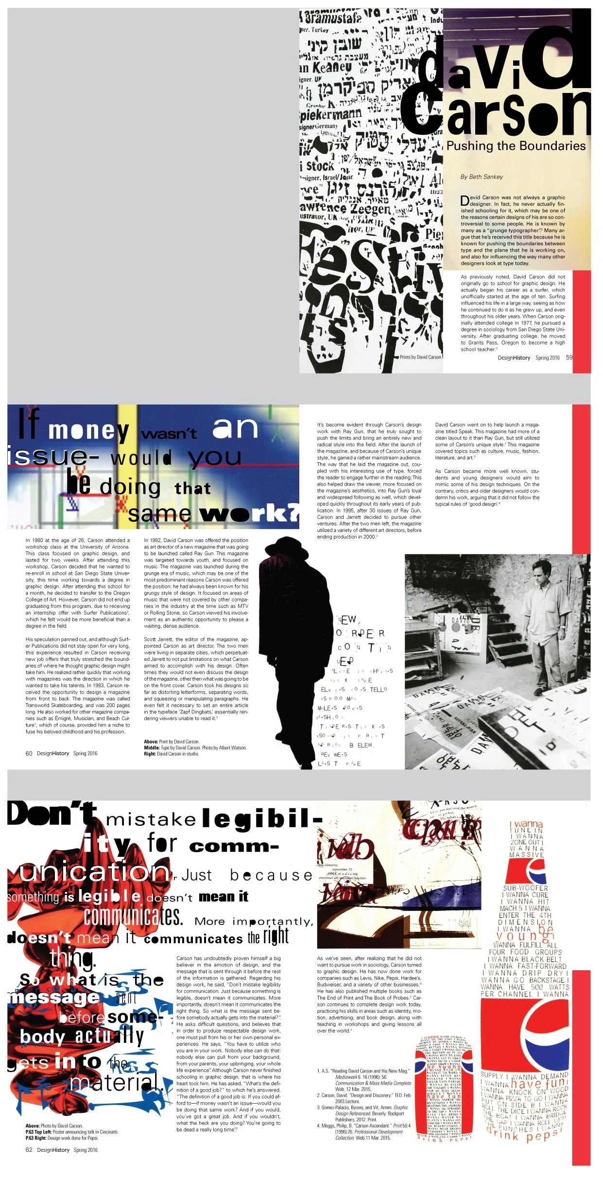 David Carson Layout – Design II