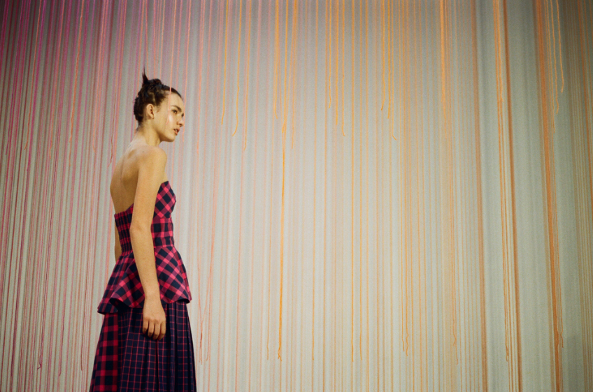  collaboration with WRK Design and Hot Tea.  Tanya Taylor SS16 collection at the Swiss Institute in New York 