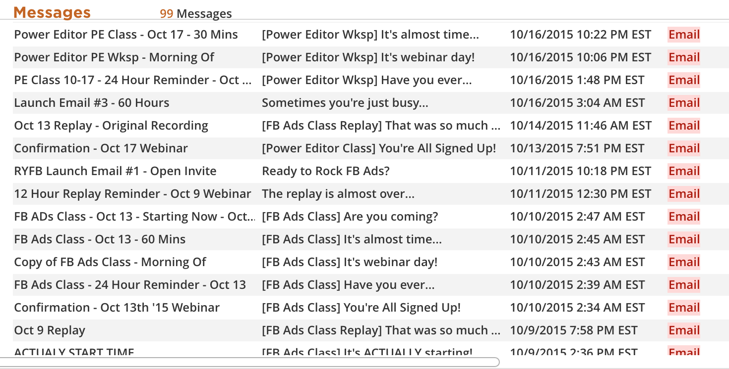 Launch Emails