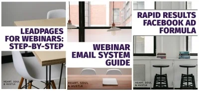 These Are the 3 PDFs we Created - This Was Before We Had Our Branding Down!