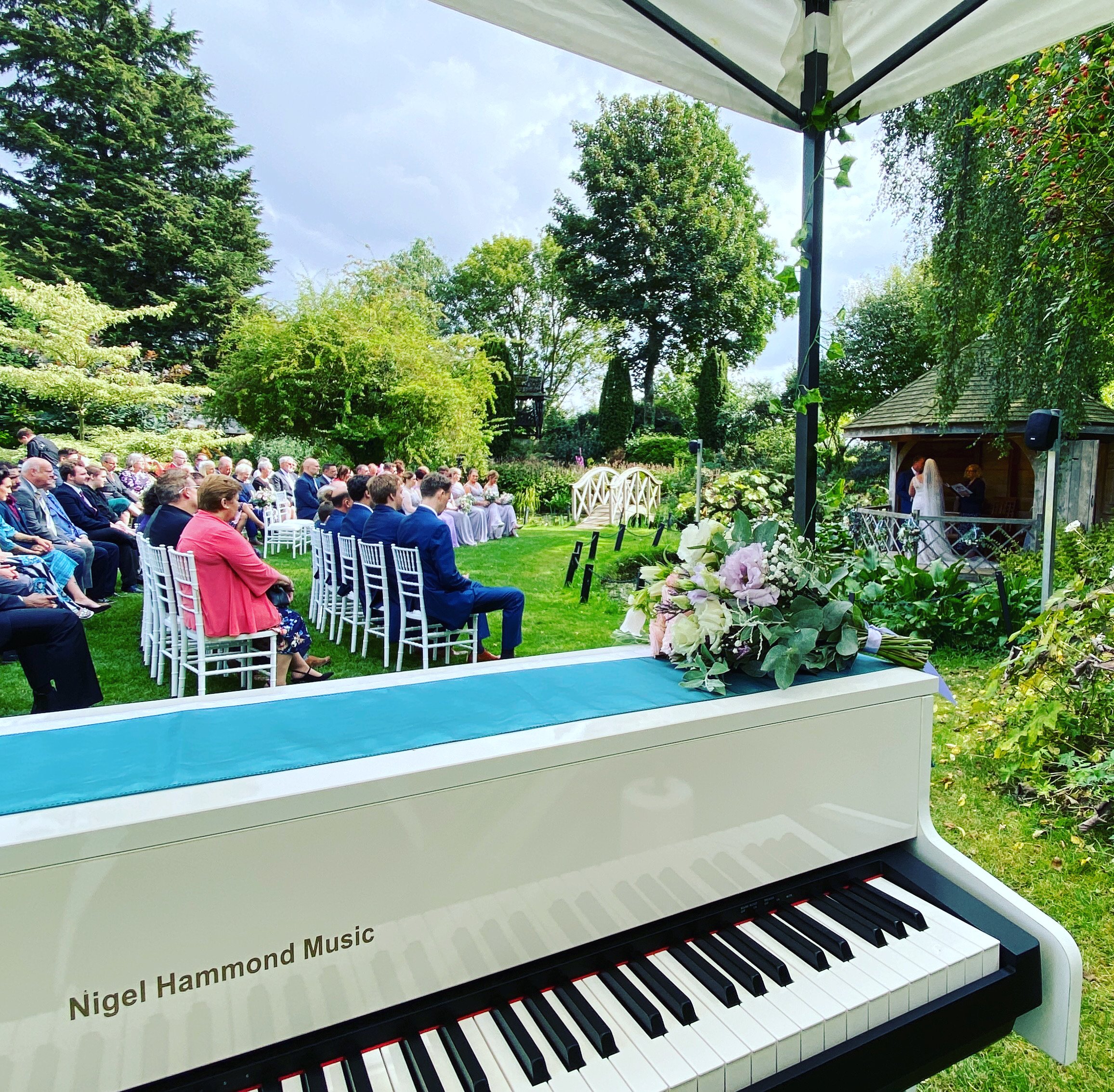 Performing for beautiful wedding at South Farm