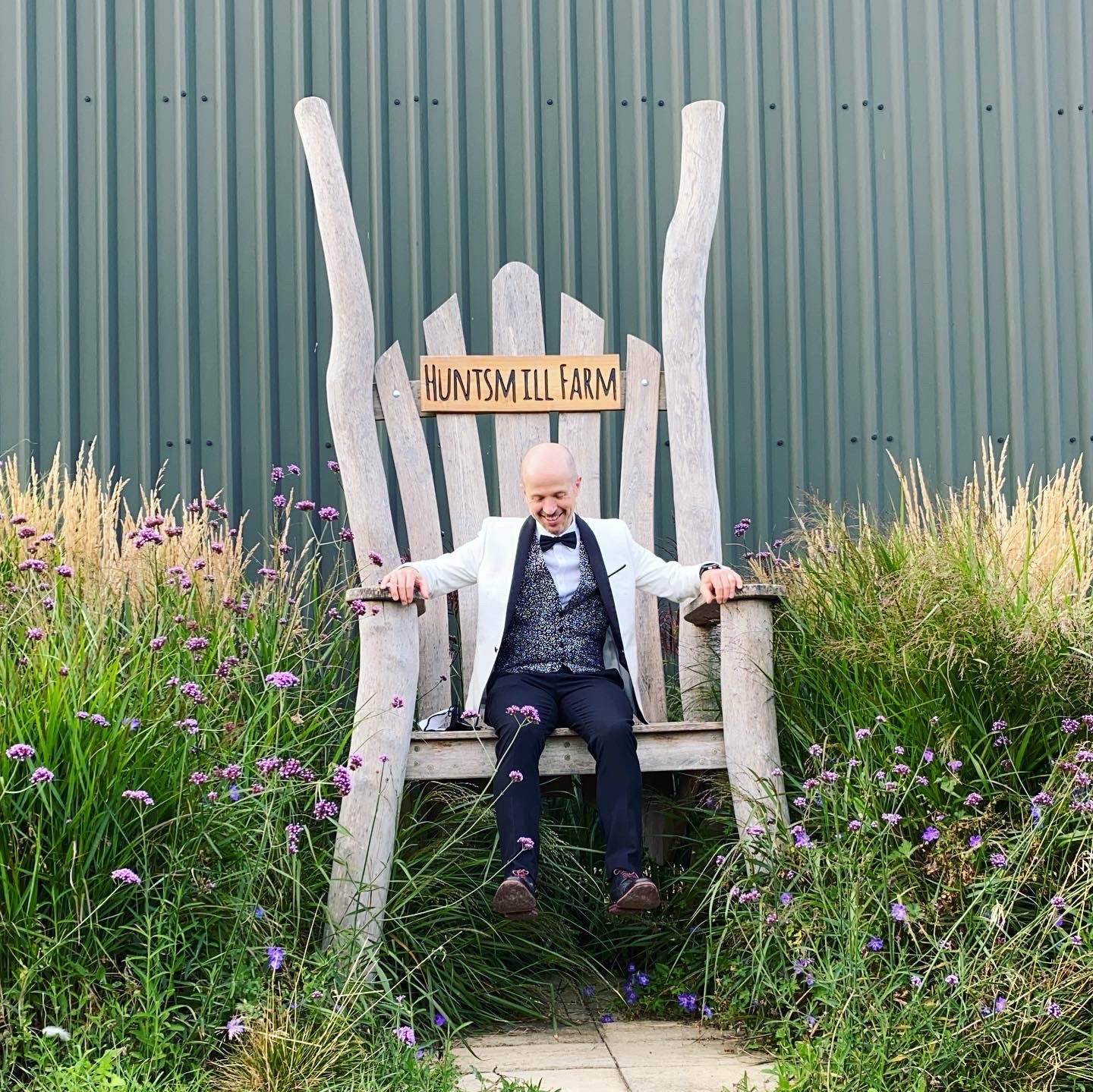 The naughty chair at Huntsmill Farm!