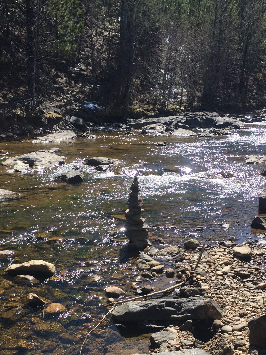 Practice your rock stacking skills