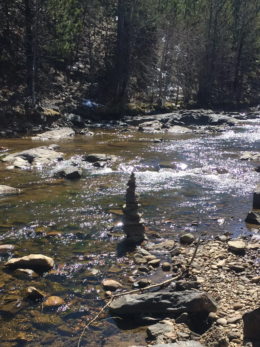 Practice your rock stacking skills