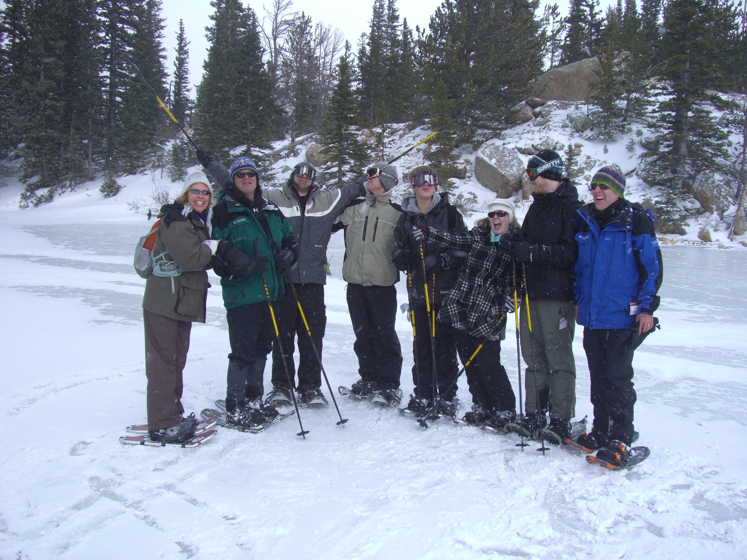 Take your family snowshoeing together! (we do!)