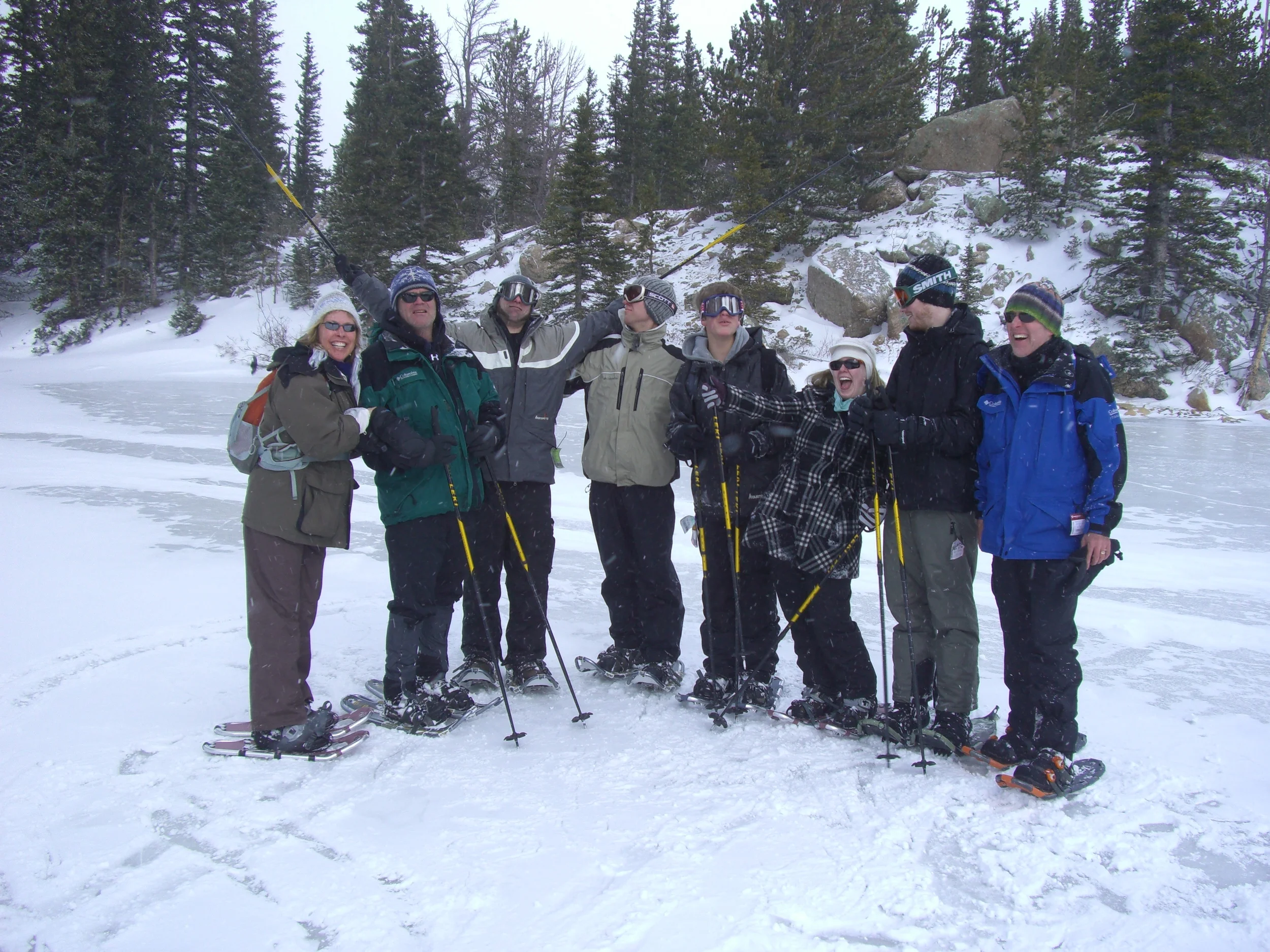 Take your family snowshoeing together! (we do!)
