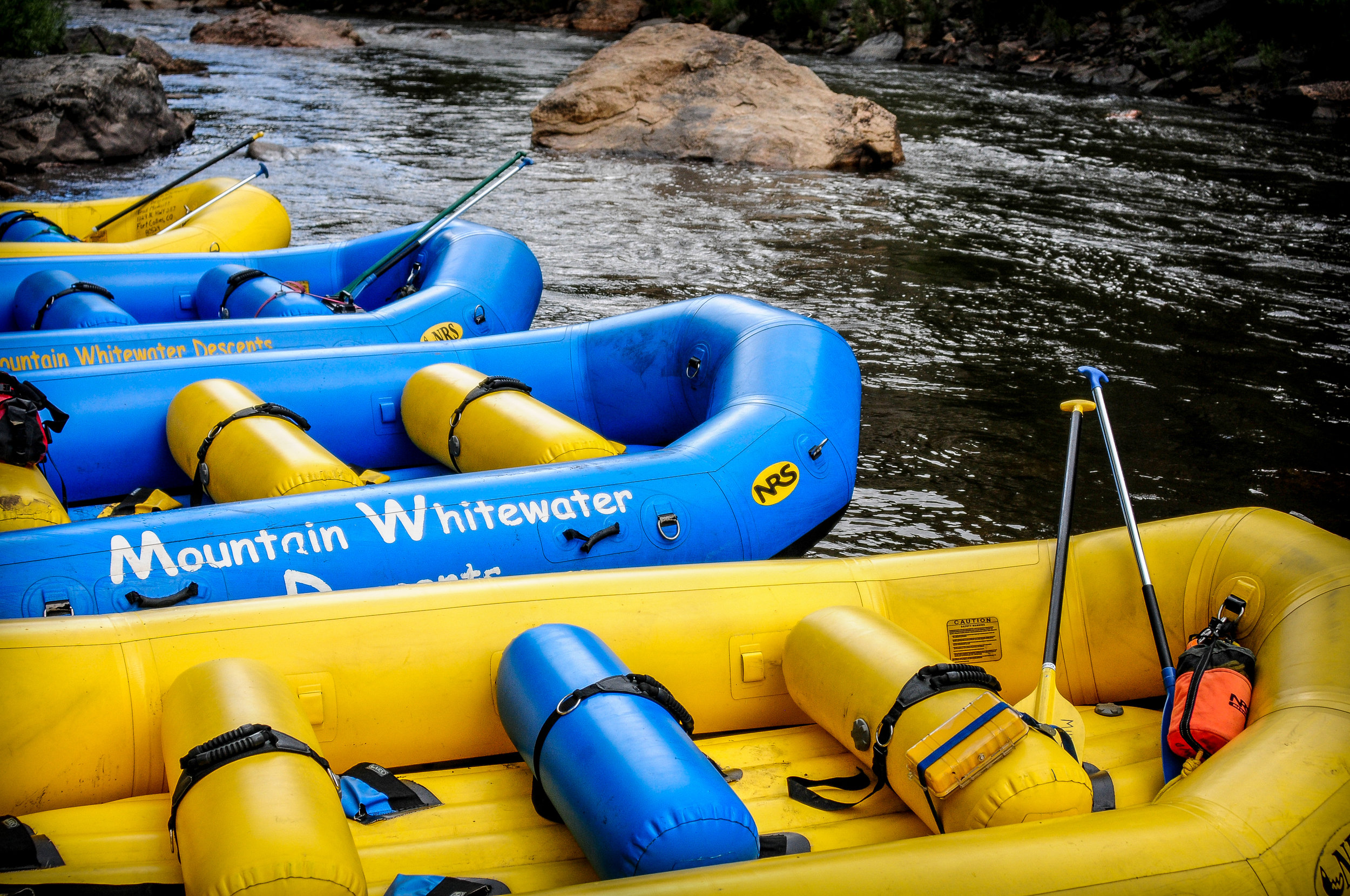 White water rafting on the Poudre is a blast! (photo courtesy of our friends at Mountain Whitewater Descents, Ft Collins CO)