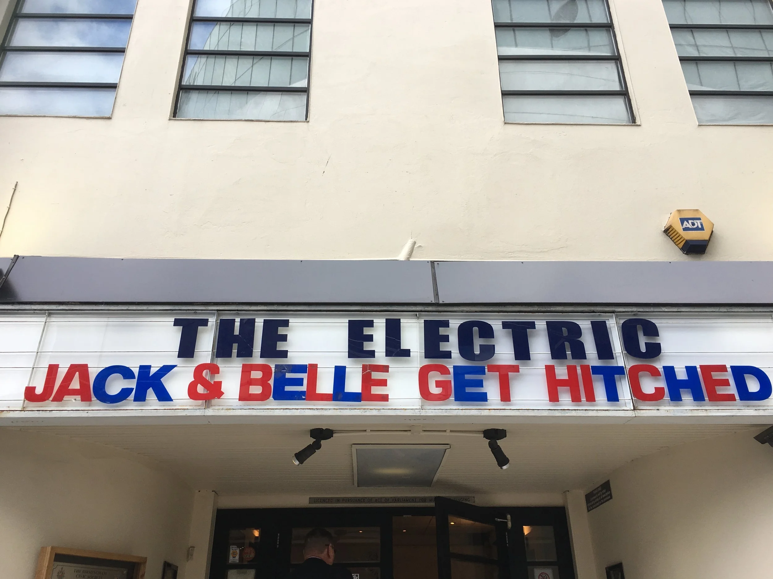 Coolest wedding ever! Electric cinema ceremony and Hatton Village hall reception.