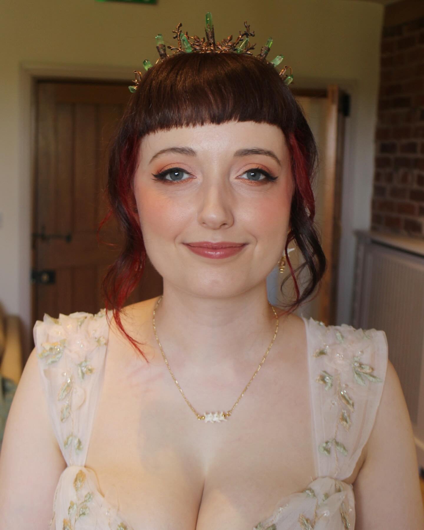 Lovely @coolstoryrobyn at @thedodfordinn wrote me a wonderful review &lsquo; I&rsquo;m so glad I found Nicola when searching for a wedding makeup and hair artist! She made me feel so comfortable, was helpful when my eyes kept watering with tips on ho