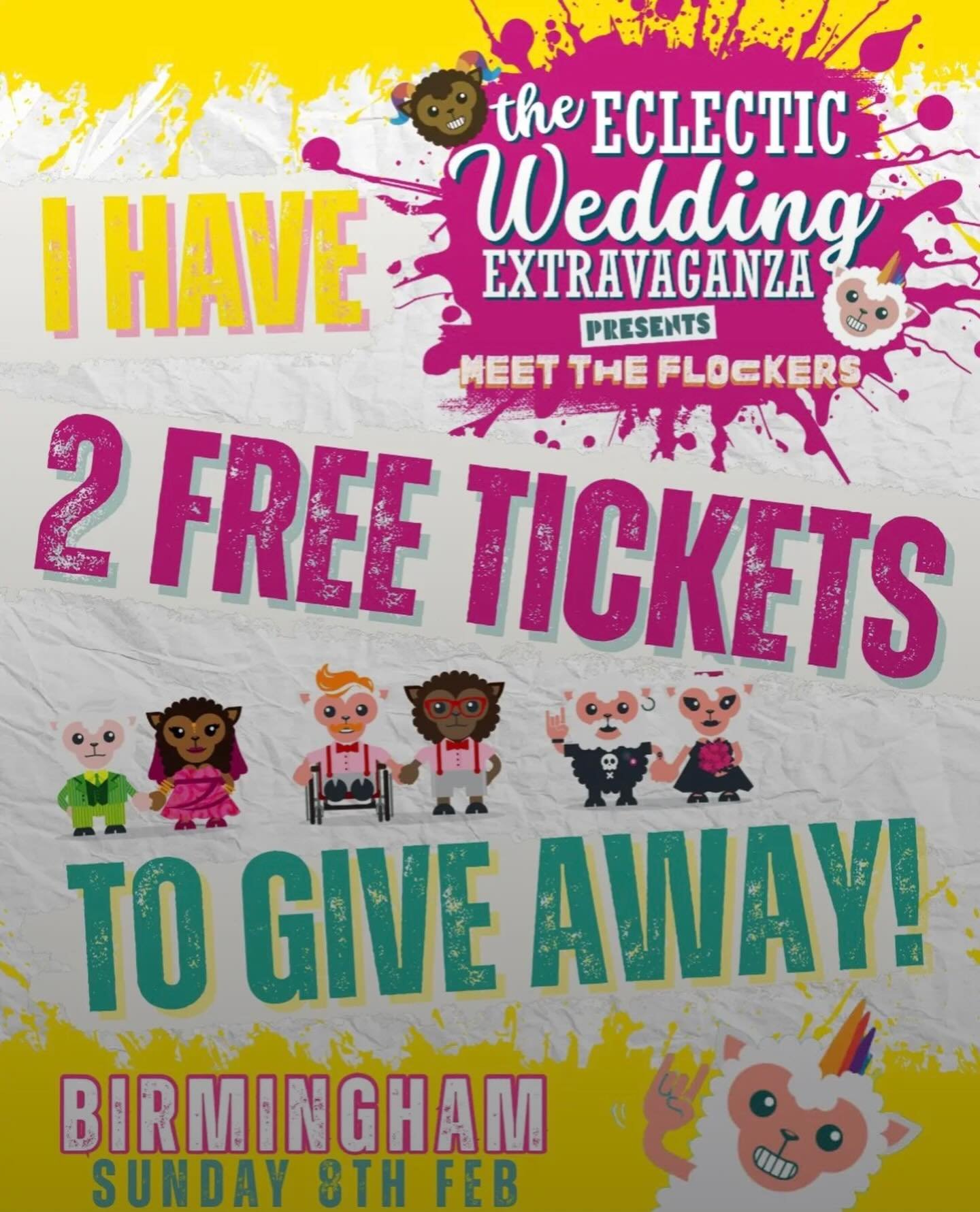 I&rsquo;ll be at the awesome @allaboutewe on Sunday 8th Feb . First person to comment will get two free tickets 🎉🎉🎉 (please potential wedding couples only not industry peeps) 🧡🧡🧡