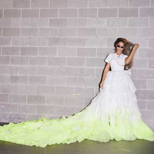 Beyonce in Off White