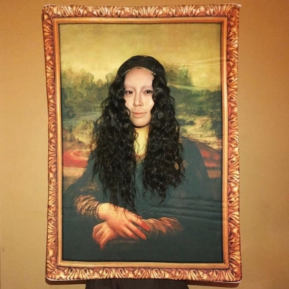Aimee Song as the Mona Lisa