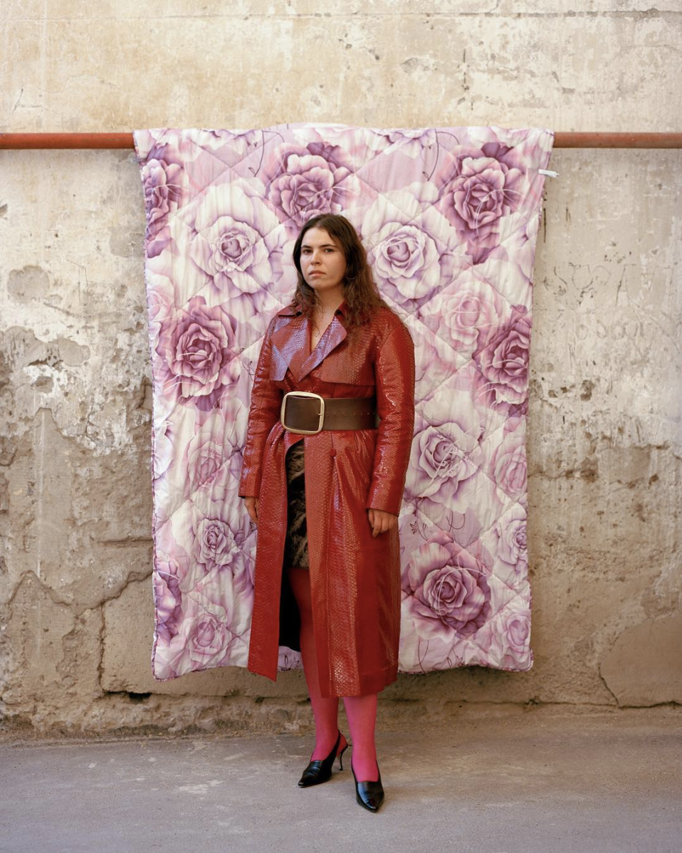 Tatusia Lashauri in Roberto Cavalli, Charles Jeffrey and Faustine Steinmetz