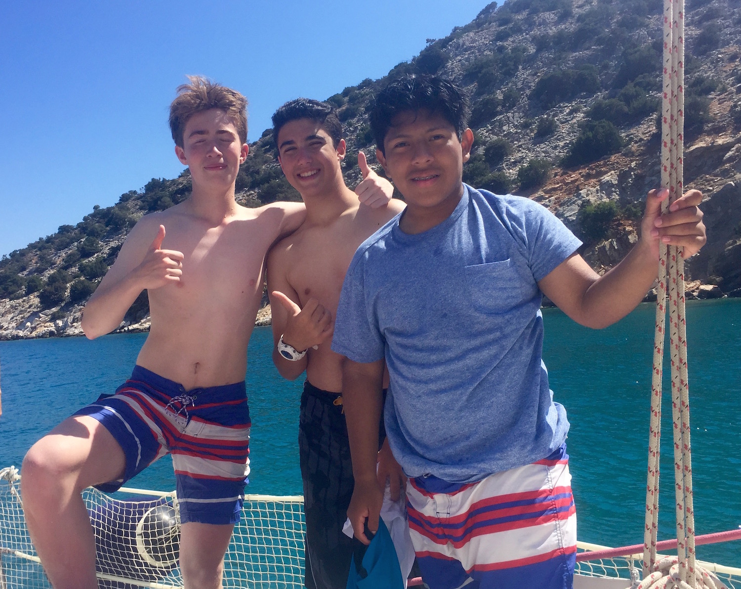 Sailing in Naxos, Greece