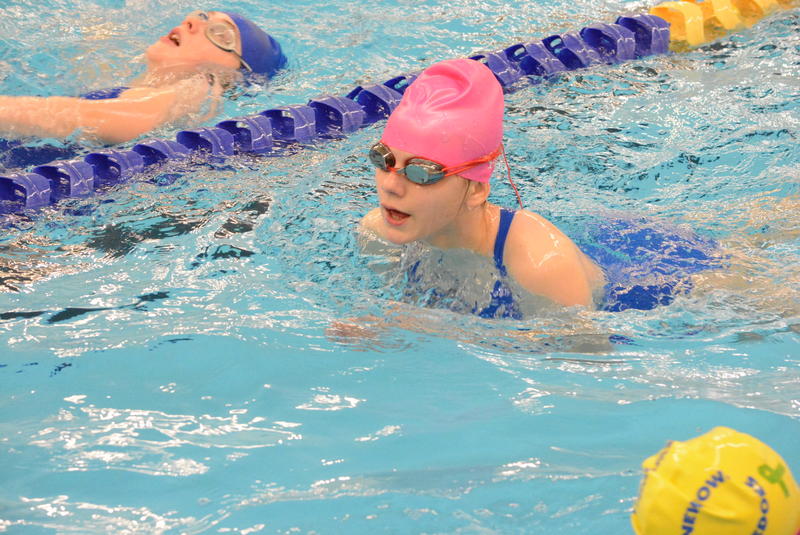 Photo: Andy Hutchison Newtown Torpedoes swim team members participAted in the annual Swim-A-Thon at Newtown High School on January 9. Money raised goes to the Newtown Scholarship Association to support The Daniel Barden Newtown Torpedo Scholarship, and also benefits the youth swim program.