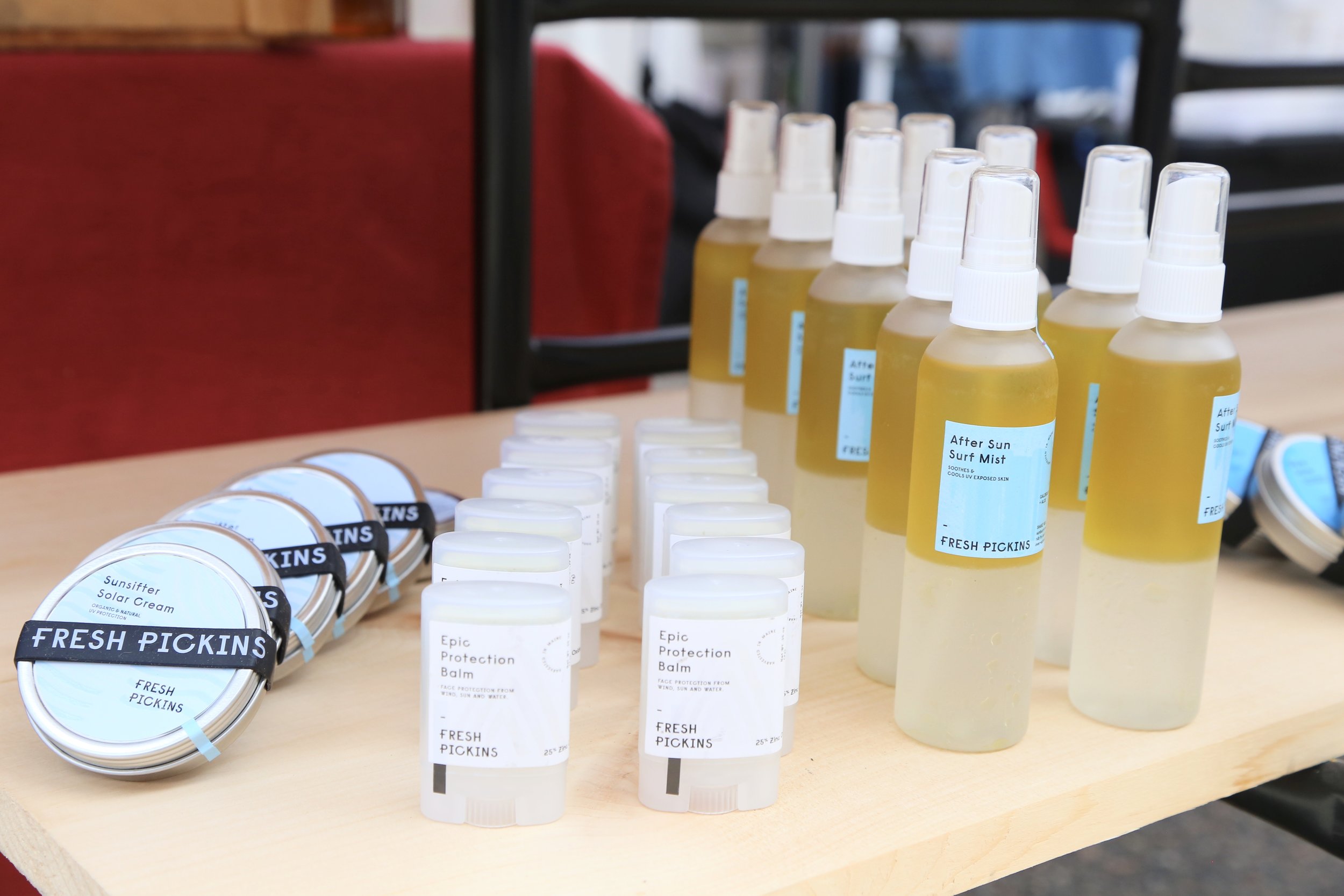 Fresh Pickins Sun Protecting Beauty Products