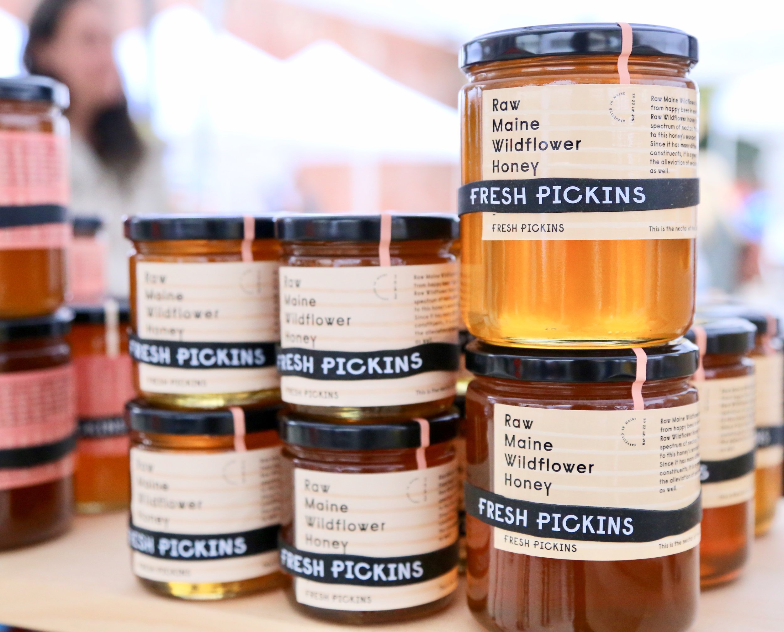 Fresh Pickins Honey from Maine