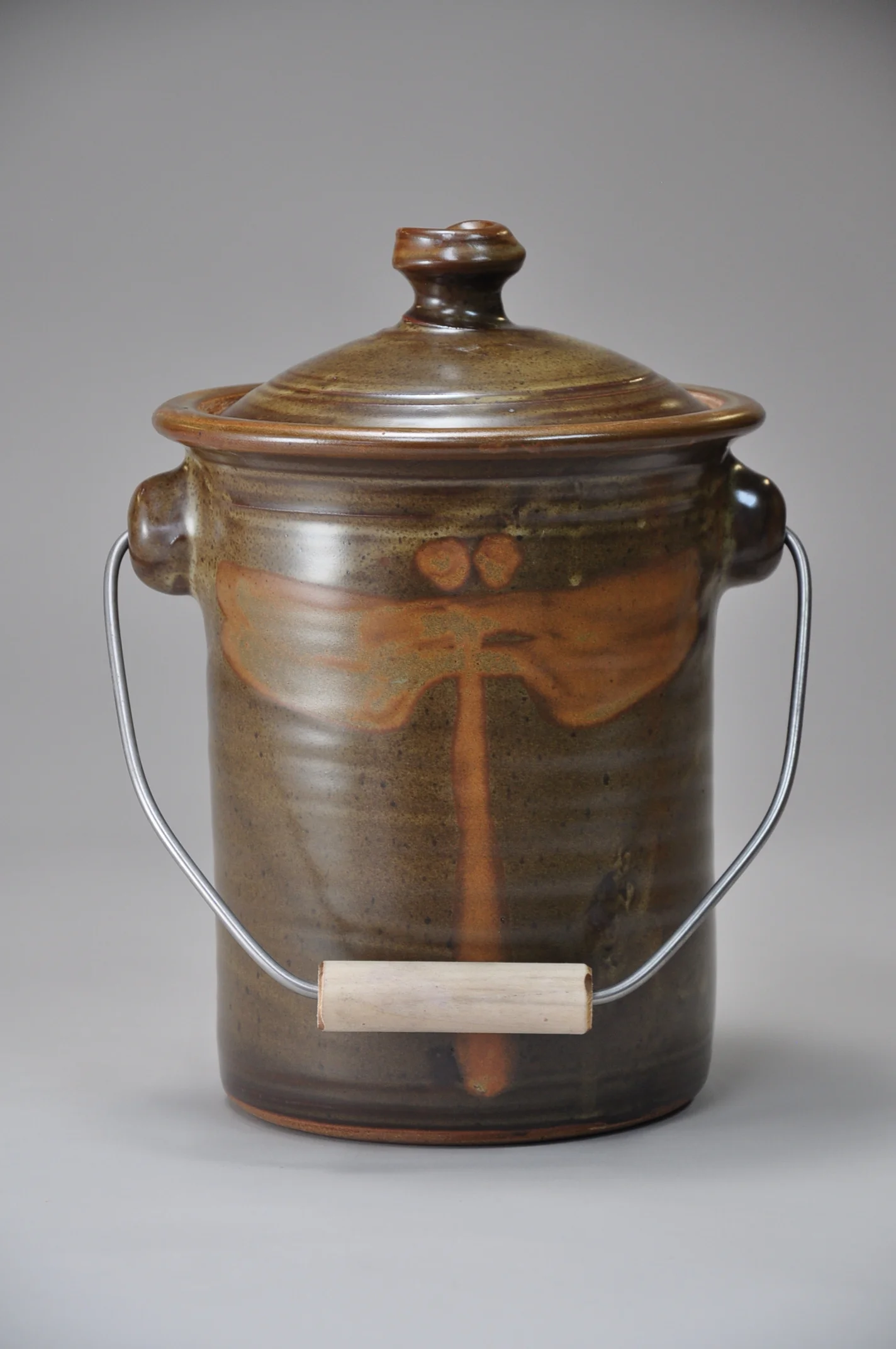 Compost Pot Olive Brown