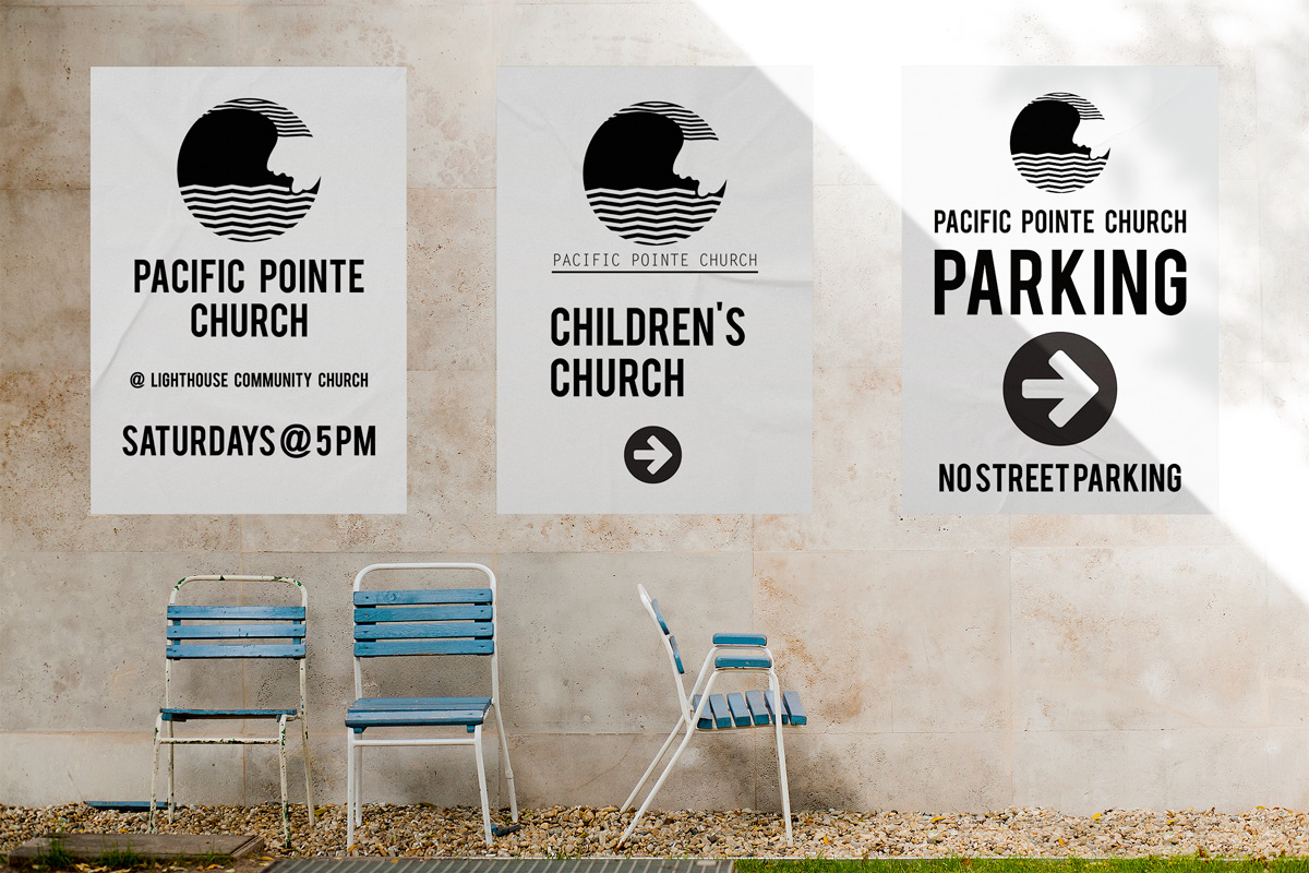 Pacific Pointe Church Sandwich Signs