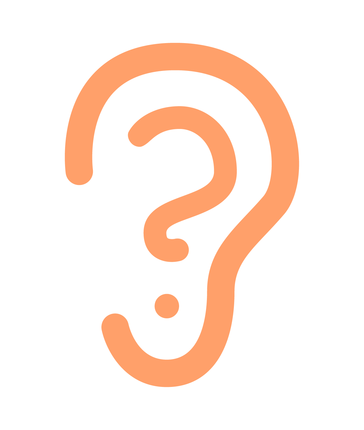 the ear podcast identity system icon color logo