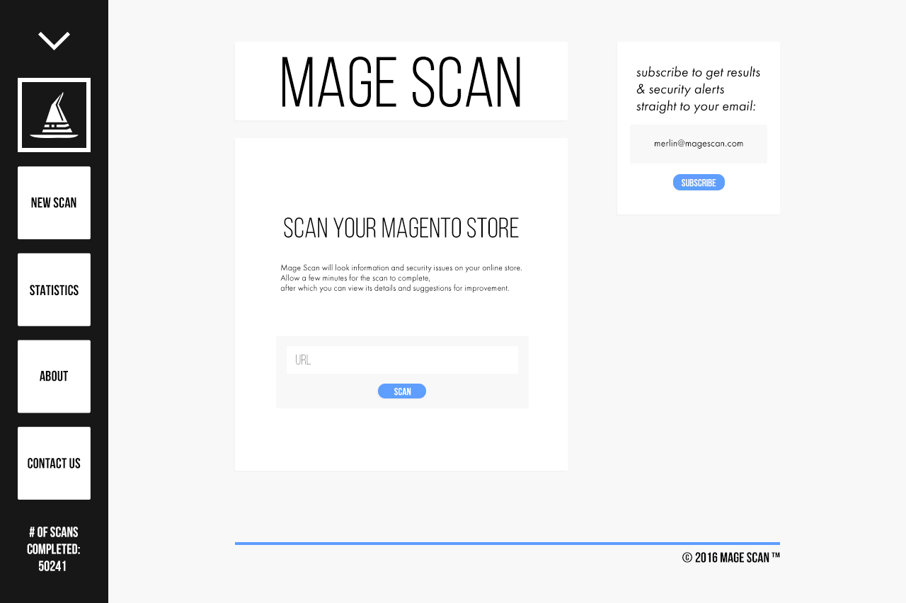 Mage Scan animated loading user experience